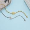Pentacle Couple Bracelet on Hand for Women Men Stainless Steel Star Pentagram Jewelry Gold Box Chain Bracelets Gift