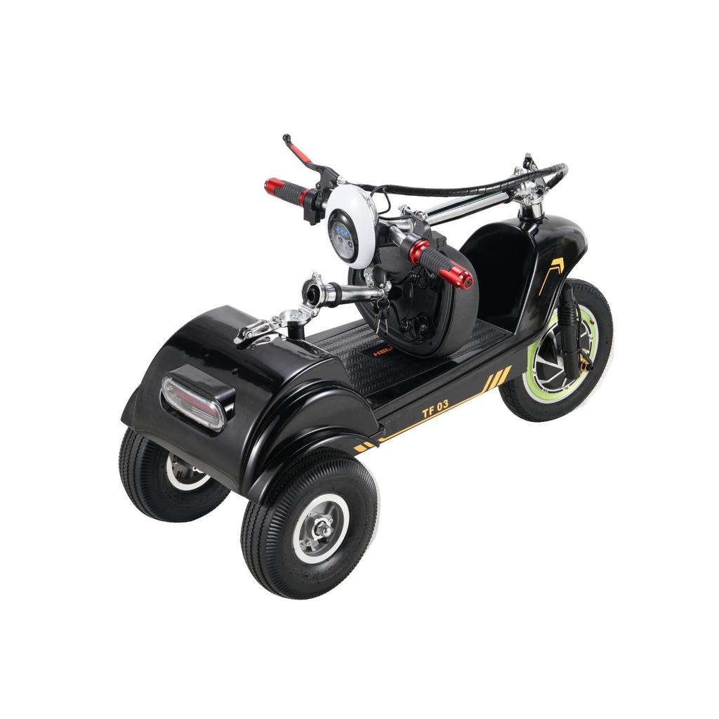 Three-wheeled Electric Scooter Twofish TF03 500W Motor 48V15Ah Battery 30km/h Max Speed 30km Max Range