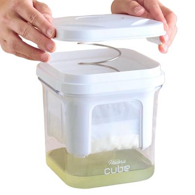 Hacoris CUBE Coador Iogurteira para Iogurte Grego Rico com Mola 1L Fácil de Fazer Iogurte Grego Caseiro MonoElNaturi Aprox.. Capacidade, Limpo,