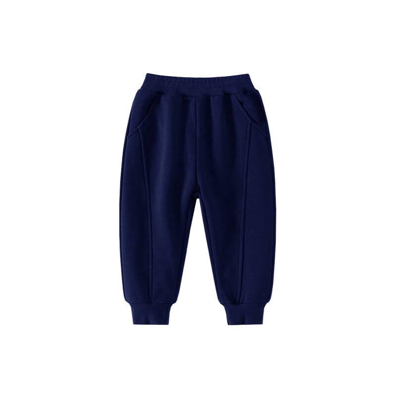 Pantaloni della tuta tinta unita da 280G per neonati e bambini - Primavera/Autunno, Stile coreano, Pantaloni lunghi alla moda e cool