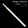 BROPPE Magnetic Hexagonal Extended Screwdriver Head for Electric Drills
