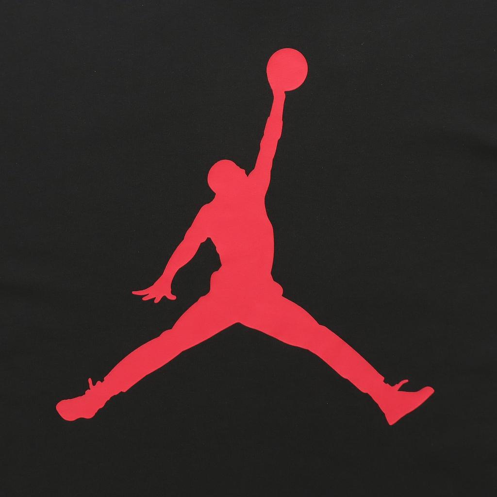 Jordan Jumpman T-Shirts Herren Schwarz Rundhals Mäßig Gerader Schnitt DA6797-010