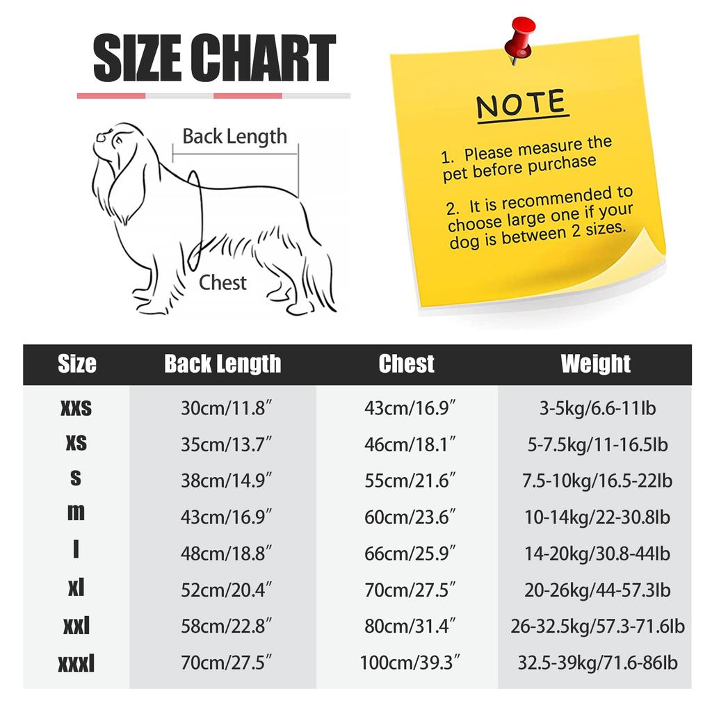 Fleece Dog Clothes Winter Warm Thicken Pet Jumpsuit for Small Large Dogs Windproof Soft Pullover Puppy Coat Outfit Adjustable