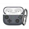 for Airpods Pro 3 Case with Keychain Soft Silicone Protective Classic Game Console Design Case Cover for Airpods Pro 3 (Black)
