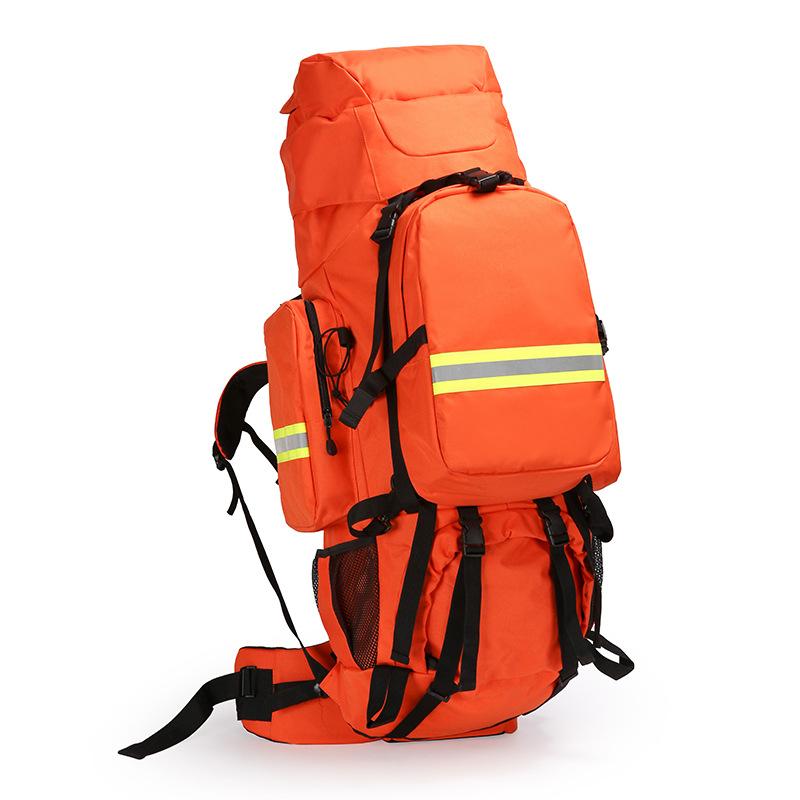 Waterproof Thickened Large Capacity Load-bearing Forest Fire Backpack Fire Brigade Rescue Backpack оранжевый