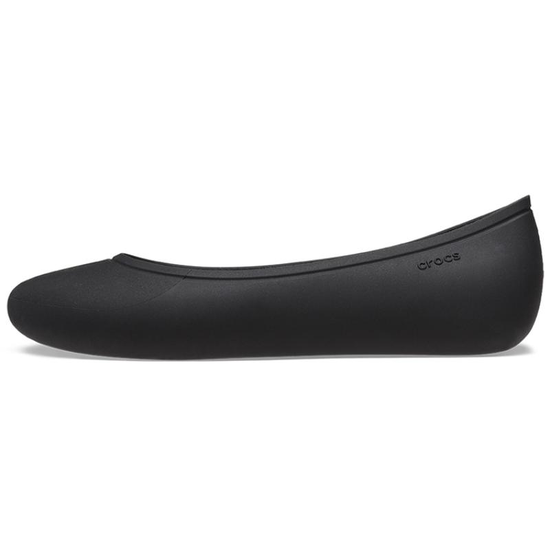 Crocs Brooklyn PU Flat Women's Casual Shoes Women's Black