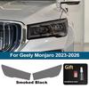 Für Geely Monjaro -2026 Auto-Scheinwerfer TPU PPF Schutzfolie Rauchschwarz Transparent Vorgeschnitten Kratzfest Vinyl Zubehör