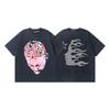 Hellstar Retro Loose Washed INS Short Sleeve T-shirt HS6772 Black