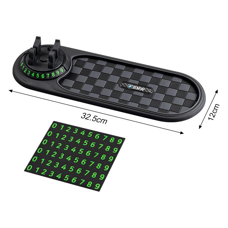 Non-Slip Car Dashboard Mat & Phone Holder for High Temperature