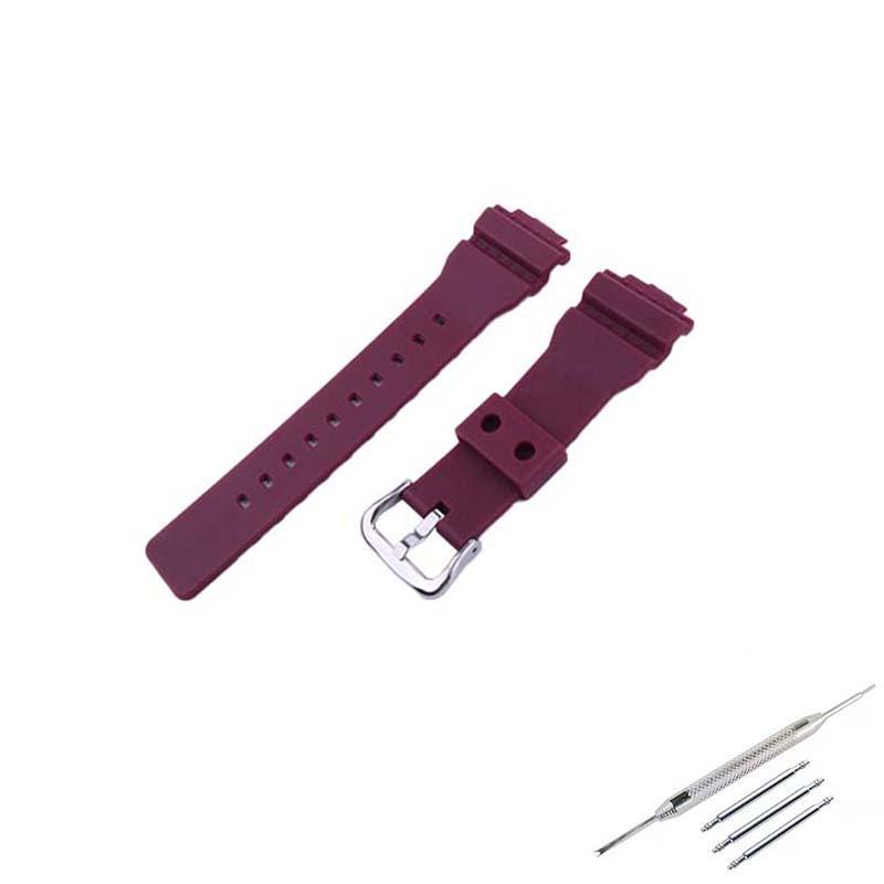 Wasserdichtes Harz-Uhrenarmband für GBD-800 GMA-S110 120 140 Outdoor-Sportuhren