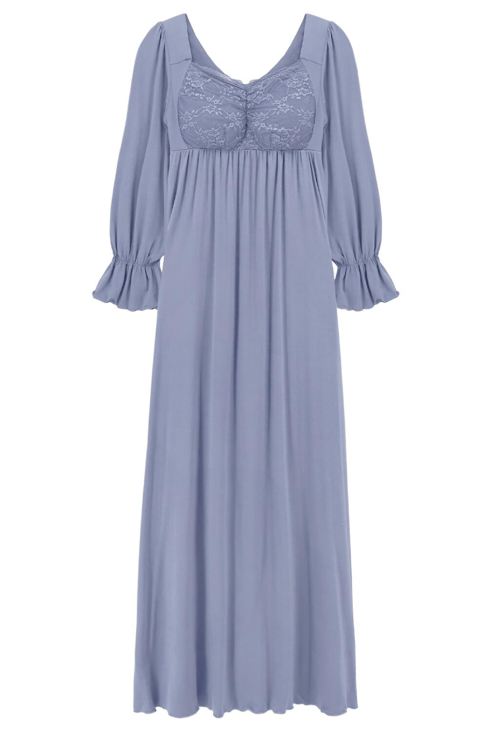 

платье с интегрированным ночным макси для дымчато-голубого [Two Hatch] Цельный бюстгальтер, рукава, длина, без косточек, чашки, для кормления, для беременных, 8816, 75M,