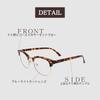 Enix Reading Blue Light Browline Tortoiseshell [ANYCCS] Glasses, Blocking, Frame, Pattern, Stylish, Lightweight, Men's & Women's (2.00)