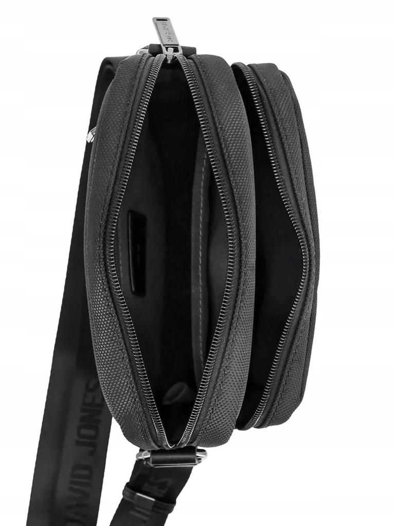 David Jones Men's Messenger Bag Shoulder Bag Black