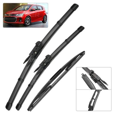 Front & Rear Wiper For Chevrolet Sonic Aveo 2012-2025 2013 2014 2015 2016 Wiper Blades Windshield Windscreen Window 26"+15"+11"