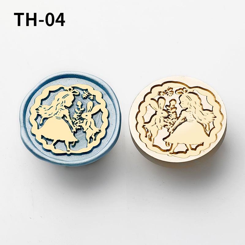 1PC 3cm Wax Seal Metal Copper Head DIY Crafts People and Animals Series Seal Wax Seal Envelope Wedding Invitation Wax Seal