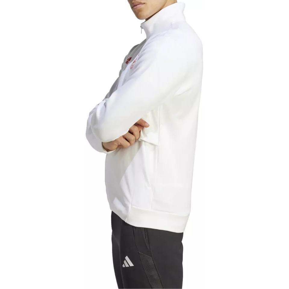 adidas Jackets Men's White Crew Neck Moderate Other HY3276