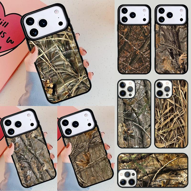 Hunting Camo Phone Case For iPhone 17 Air 14 15 13 12 Max Cover For Apple 14 15 16 16e 11 Pro Max Plus