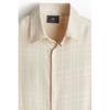 H M Regular Fit sHirt creaM