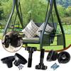 Pavillon Schaukel Überdachung Rahmen Teile Set Outdoor Schaukel Hängesessel Überdachung Rahmen Montage Verschleißfeste Überdachungsbeschläge