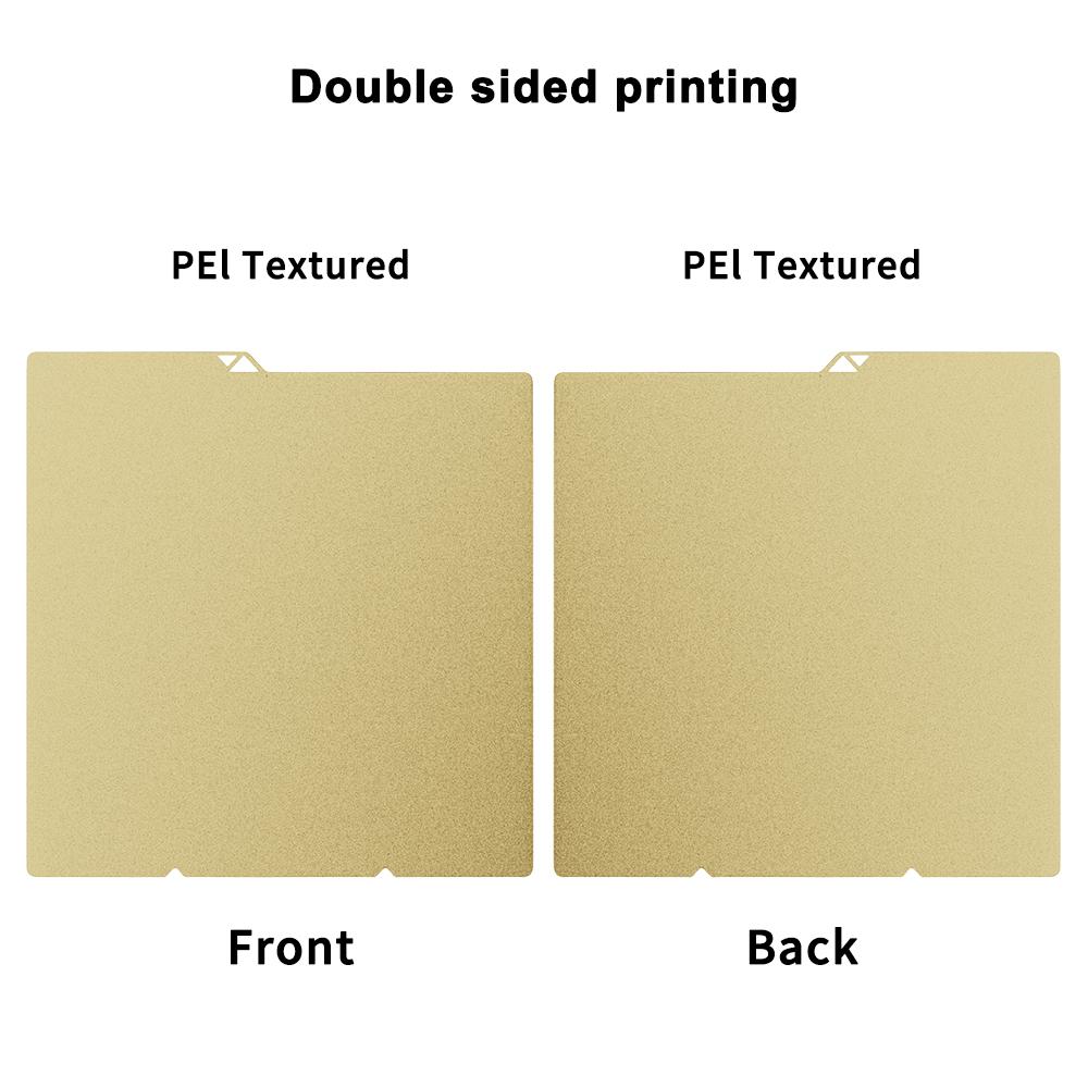 For Anycubic Kobra S1 Plate Pei Sheet 264x276mm Textured Kobra S1 Combo Build Plate Double Sided Peo Pet Pey Kobra S1C Bed
