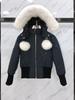 Palm Moose #scissors down jacket Canadian women's fox hair hooded jacket