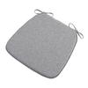 Modern Style Solid Color Cotton Linen Chair Cushion with Ties for Dining Chairs Kitchen Dining Chair Pad Cojines Decorativos
