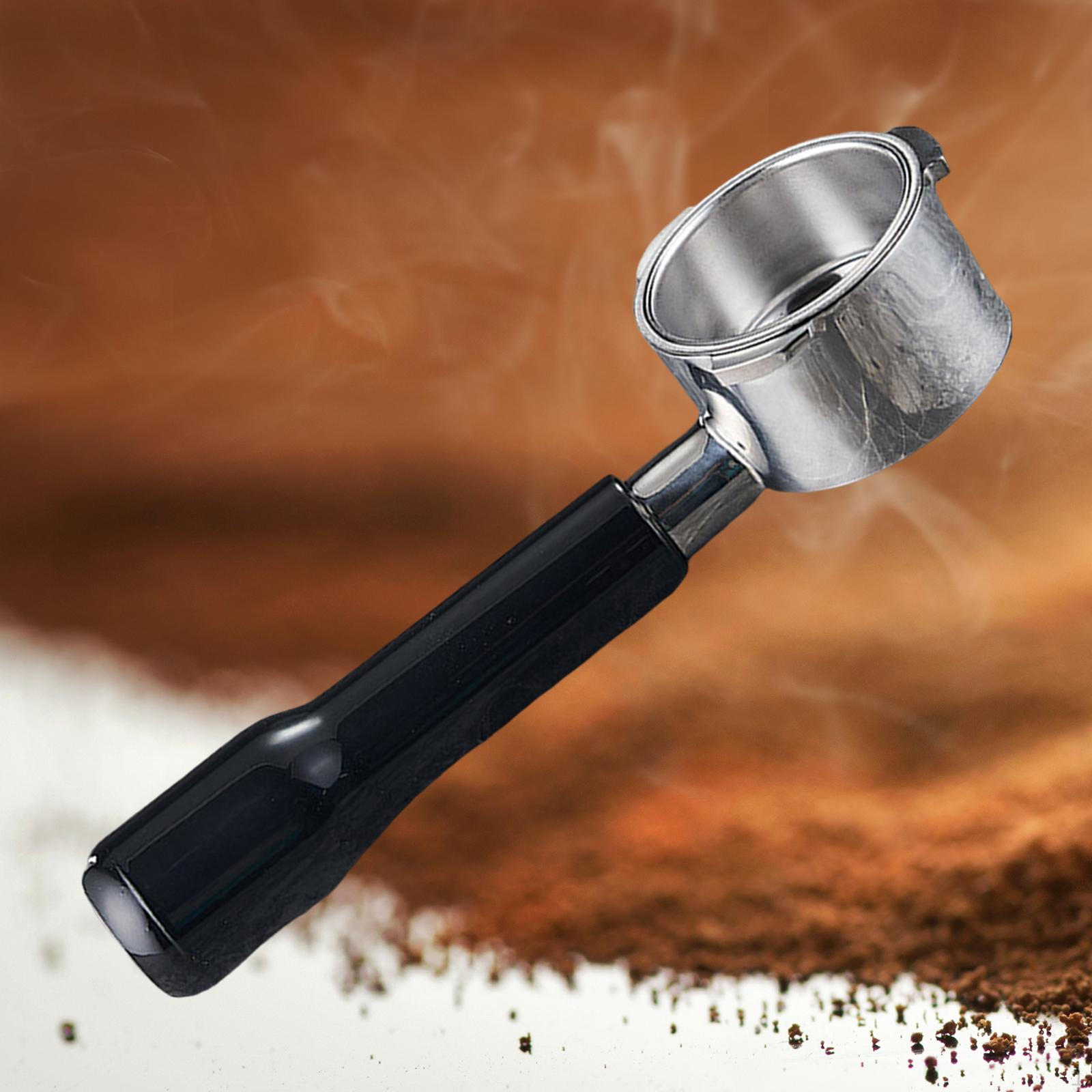 

Coffee Filter Holder Handle, Holder, 51mm Stainless Steel Wooden чорний