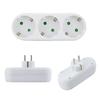 EU Power Socket European Standard Converter Extension Power Socket 2-Pin Plug Spain Germany AC Converter Adapter For Home Use