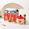 Creative Apple Christmas Ceramic Cup Mug with Lid Christmas Gift High Pretty Water Cup Gift Box Souvenir