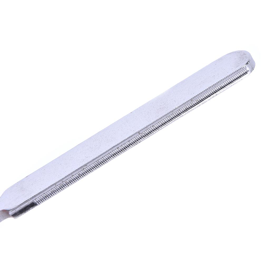 1Pc IRIN  New Guitar Fret Crowning Luthier File 18.5cm Stainless Steel Narrow Dual Cutting Edge Tool