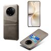 For Realme 14 Pro 5G Case Dual Card Slots PU Leather+Hard PC Phone Cover