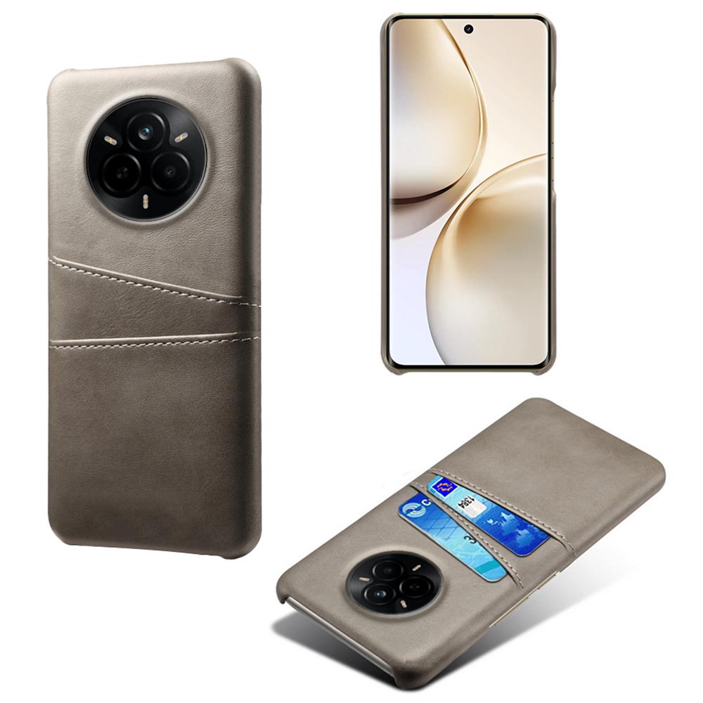For Realme 14 Pro 5G Case Dual Card Slots PU Leather+Hard PC Phone Cover