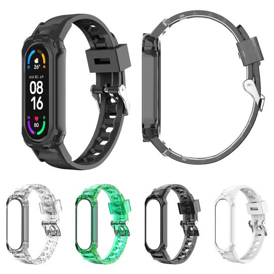 Watch Belt Waterproof One-piece Smart Watch Adjustable Integrated Band Replacement for Xiaomi Mi