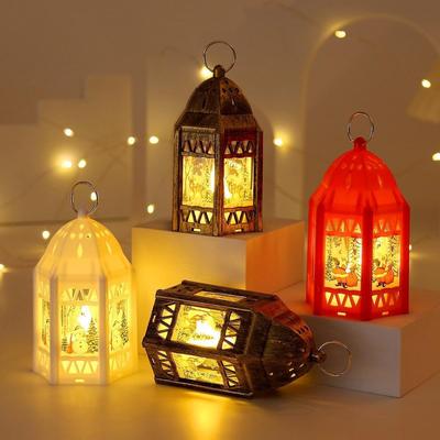Vintage Przenośna Lampa Świecowa Świąteczne LED Lampki Nocne Zasilane Bateryjnie Wewnętrzne Zewnętrzne Wiszące Latarnie Świąteczna Dekoracja na Imprezę