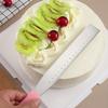 3PCS 8/10/12 in Stainless Steel Cake Cream Spatula with Markings Non-slip Handle Right Angle Spatula Rust-proof