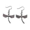 Filigree Butterfly Dangle Earrings Retro Boho Openwork Butterfly Drop Earrings Vintage Jewelry