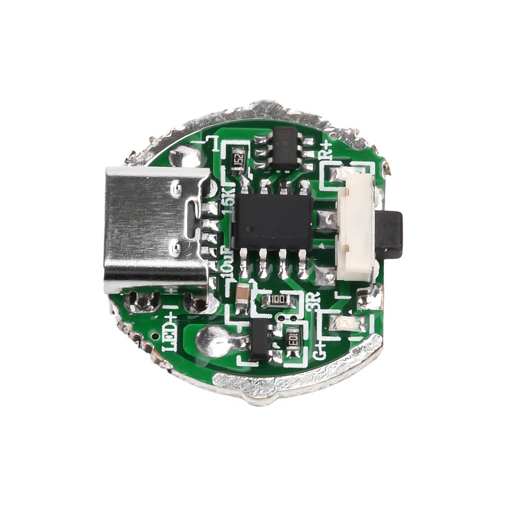 

1 шт. 2-швидкісна плата драйвера ліхтарик драйвер аксесуарів плата з комутатором заряджання інтегрована плата підходить для лампи 10 Вт