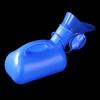 User-friendly 1000ML Pee Bottle, Blue Mobile Toilet with Lid, Unisex Urine Storage Tool for Travel