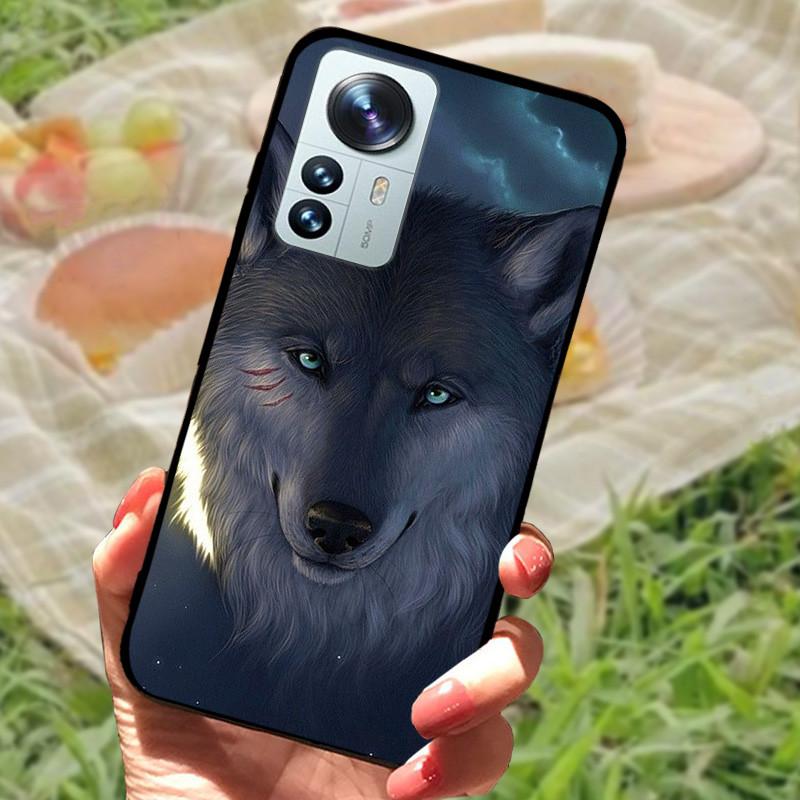 For Xiaomi Mi 12 Case 12X 12S Soft Silicone Cartoon Painted Phone Cover For Xiaomi 12 Pro Case 12S PRO Shockproof Coques Bumper