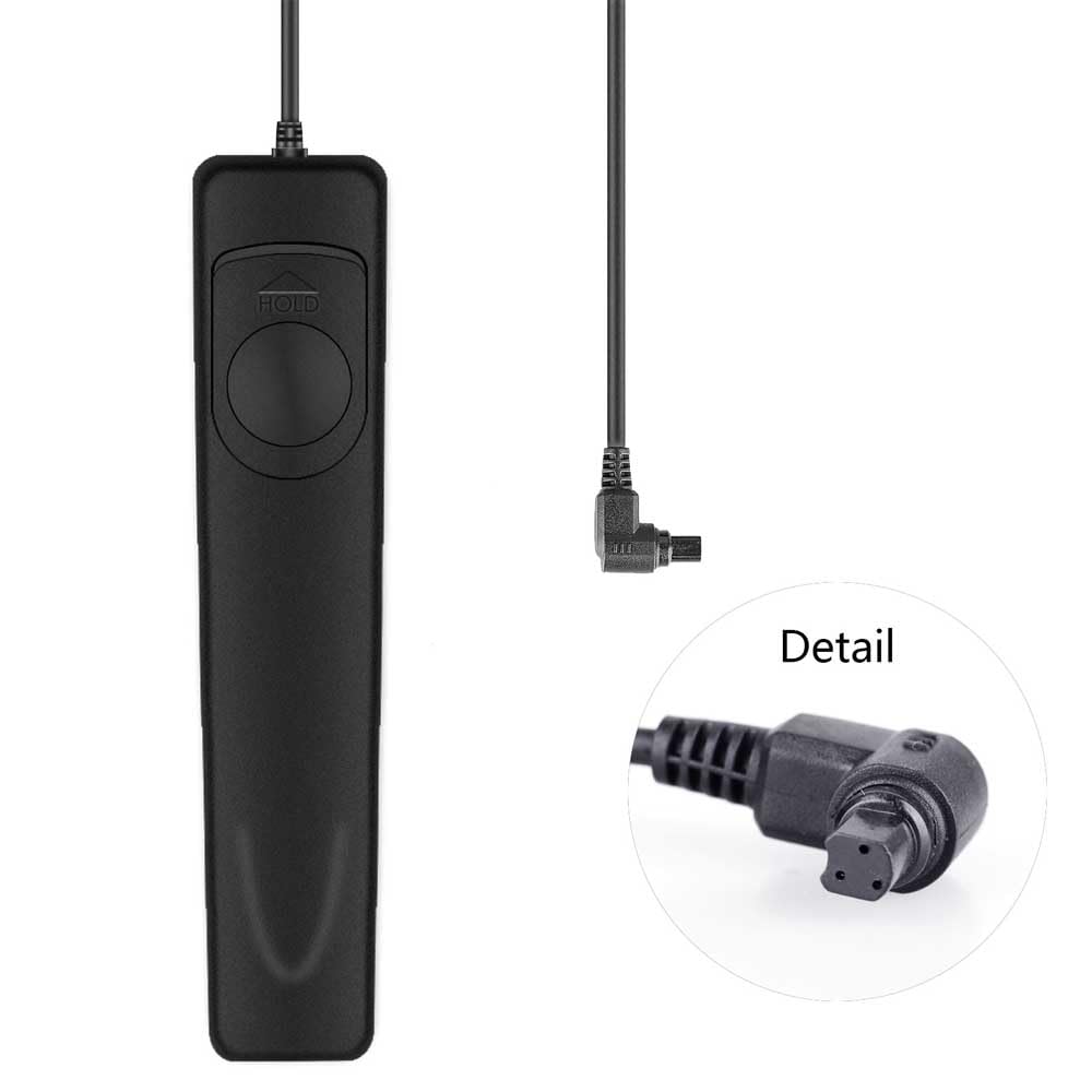 PCA Tech Fjernutløserkabel til Kompatibel med Canon og [Lett grep, Nybegynnervennlig] RS-80N3 TC-80N3