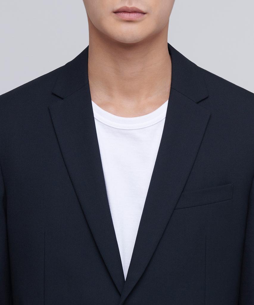 Musinsa Standard Basic Wool Blazer [Navy]