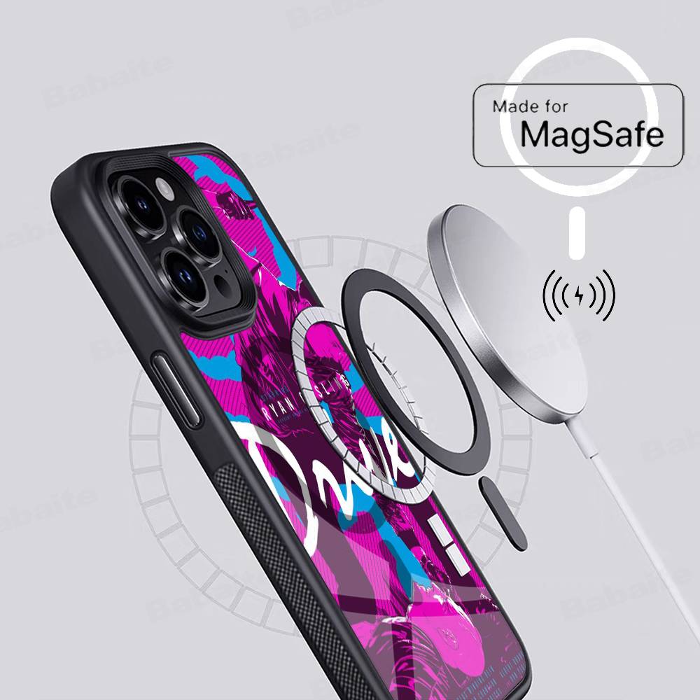 Fahren Ryan Gosling Film Für Handyhülle Für IPhone 17 Air 16 15 14 13 12 11 Pro Max Plus Für Kabelloses Laden Abdeckung