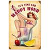 Vintage Girl Metal Sign Poster Retro Wall Art Home Decor Bar Club Man Cave Decoration 20x30cm