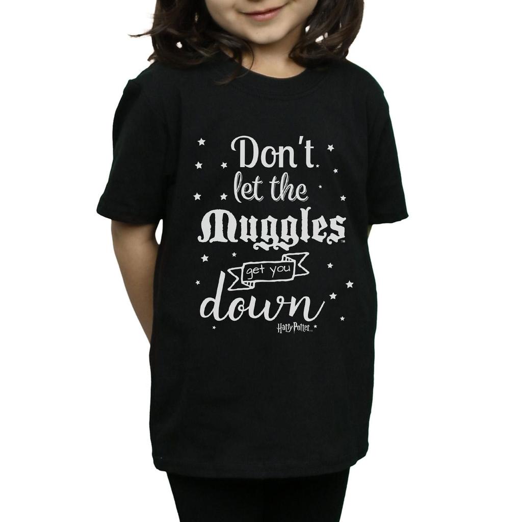 HARRY POTTER Girls Don´t Let The Muggles Cotton T-Shirt