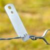 Fence Wire Twisting Tool 2X Sturdy Steel T Post Clips Wire Tightener Ergonomic Multifunctional Wire Twisting Tool Rustproof