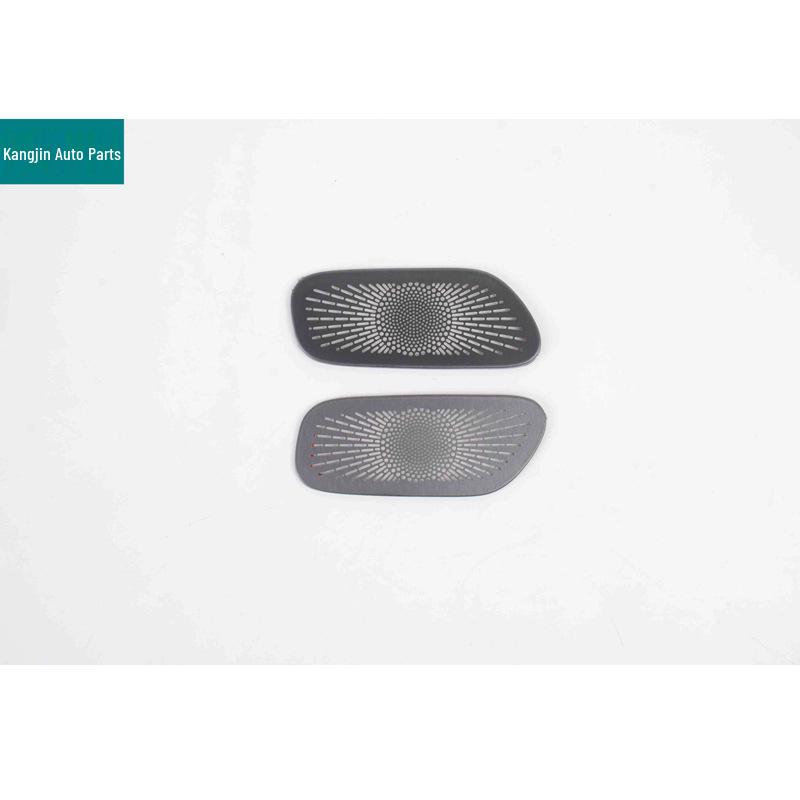 Black Stainless Steel Interior Mods: Reading Lights, Front Pillar Speaker Grilles, and Air Vents for 25 BYD Tang L Models.