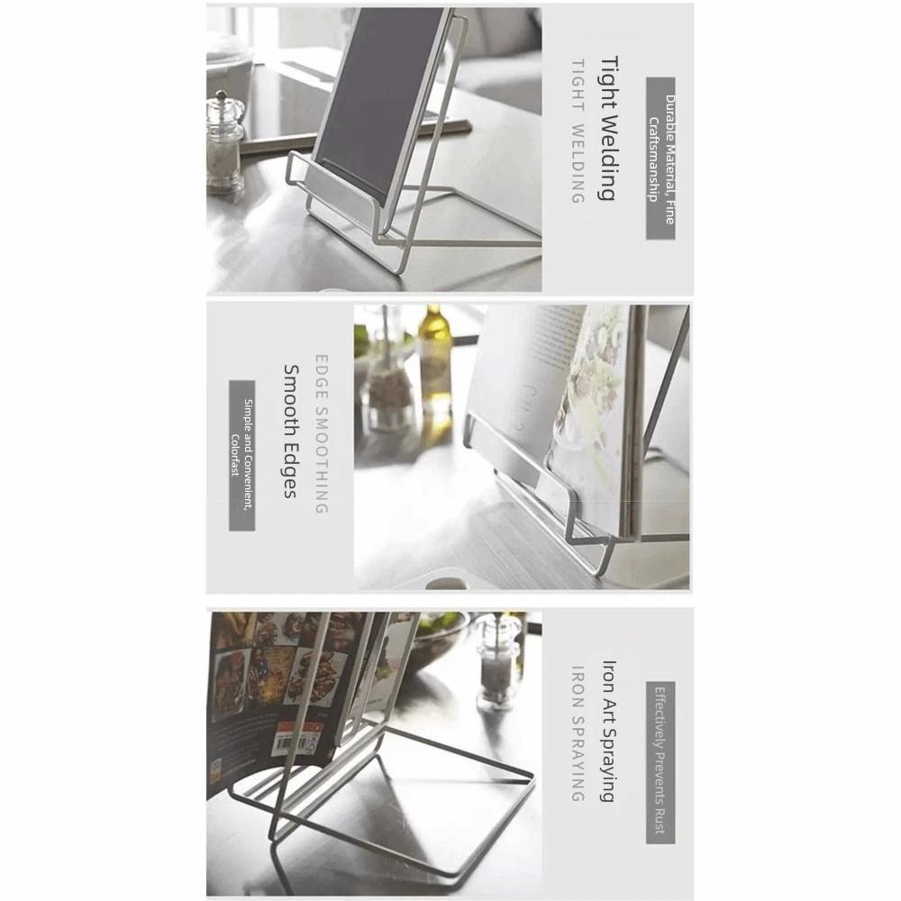 Detachable Magazine Reading Stand Simple Folding Cookbook Bracket  Desktop Organization