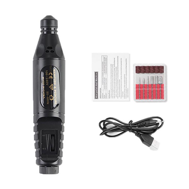 1 sztuk/partia USB Electric Remover Nail Art Pedicure Maszyna na ładnym różowym kolorze odpornym na zużycie!