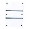 Surface-mounted housing, 4-module, with glass, IP30D