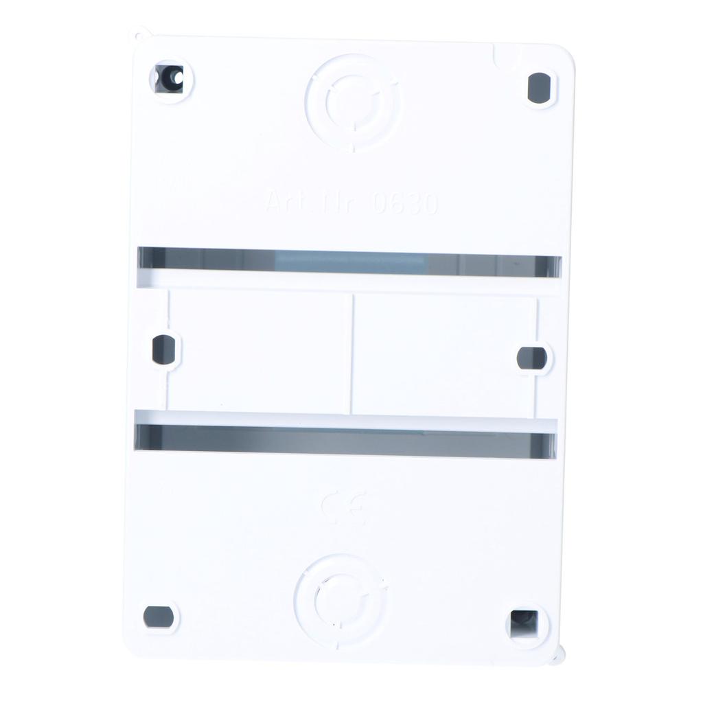 Surface-mounted housing, 4-module, with glass, IP30D